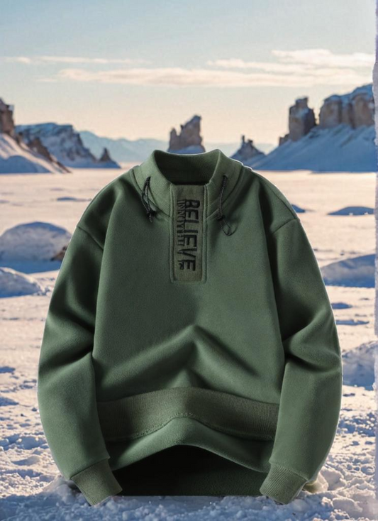 Round Neck Sweater — Men's and Women's Long Sleeves Couple Top